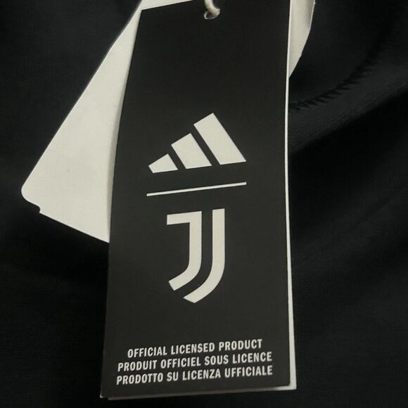 Adidas Juventus NASA Italy USA Seasonal Doubleknit Flag Hoodie Black Mens Small - Picture 5 of 9